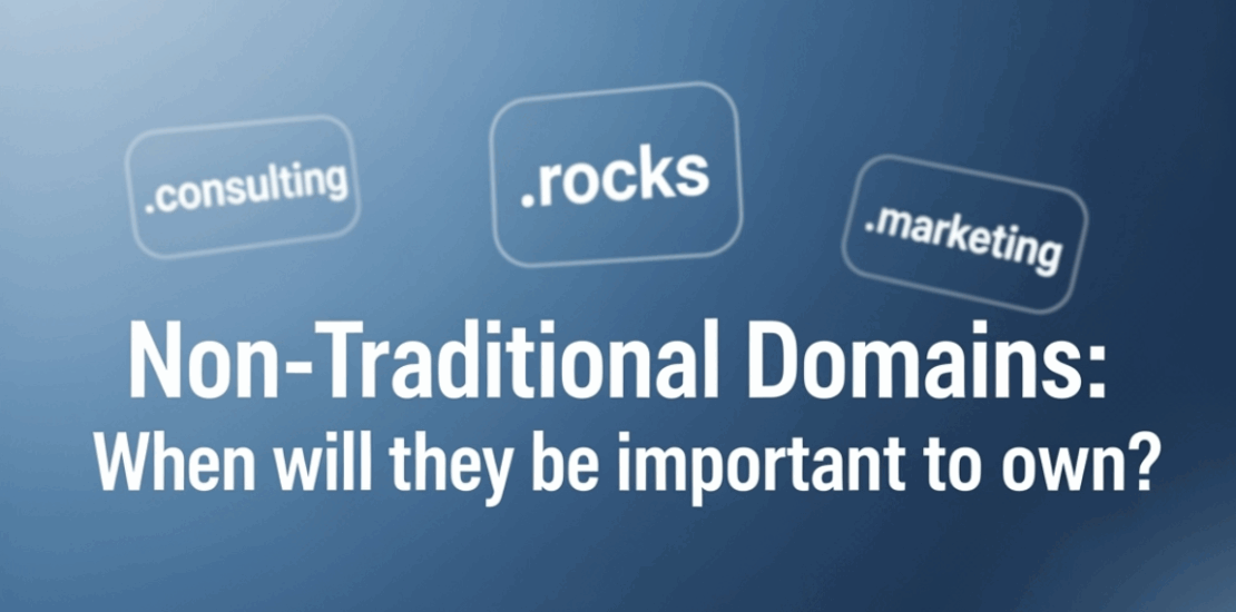 Non Traditional Domains Full Scale Marketing